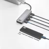 Hub USB ACT AC6125 3.2 Gen 1 Type-A 5000 Mbit/s grigio