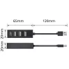 Hub USB ACT AC6205 2.0 480 Mbit/s nero 0,12 m