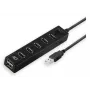 Hub USB ACT AC6215 480 Mbit/s nero