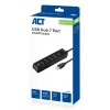 Hub USB ACT AC6215 480 Mbit/s nero