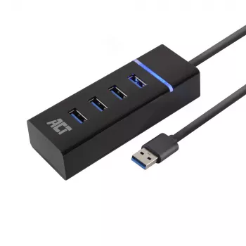 Hub USB 3.2 Gen 1 ACT AC6300 Type-A 5000 Mbit/s nero