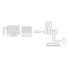 Hub USB 3.2 Gen 1 ACT AC6300 Type-A 5000 Mbit/s nero