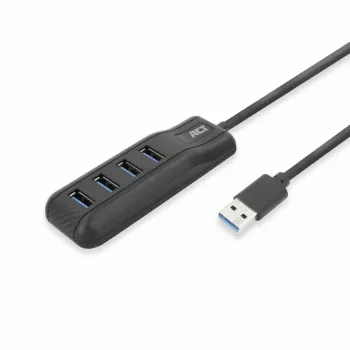Hub interfacce ACT AC6320 USB 3.2 Gen 1 (3.1 Gen 1) Type-A 5000 Mbit/s nero