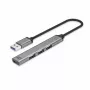 Hub USB 3.2 Gen 1 ACT AC6325 Type-A 5000 Mbit/s grigio