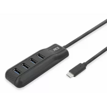 Hub interfacce ACT AC6420 USB 3.2 Gen 1 (3.1 Gen 1) Type-C 5000 Mbit/s nero