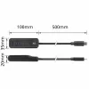 Hub interfacce ACT AC6420 USB 3.2 Gen 1 (3.1 Gen 1) Type-C 5000 Mbit/s nero
