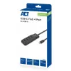 Hub interfacce ACT AC6420 USB 3.2 Gen 1 (3.1 Gen 1) Type-C 5000 Mbit/s nero
