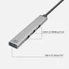 Hub USB ACT AC6425 Type-C 5000 Mbit/s alluminio grigio