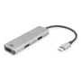 Adattatore multiporta ACT USB-C 4K per 2 monitor HDMI, porta dati USB-A