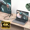 Adattatore multiporta ACT USB-C 4K per 2 monitor HDMI, porta dati USB-A