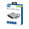 Adattatore multiporta ACT USB-C per 1 monitor HDMI, 1x USB-A, pass-through PD