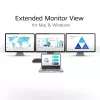 Docking station ACT USB-C 4K, per 2 o 3 monitor HDMI/DisplayPort, DisplayLink