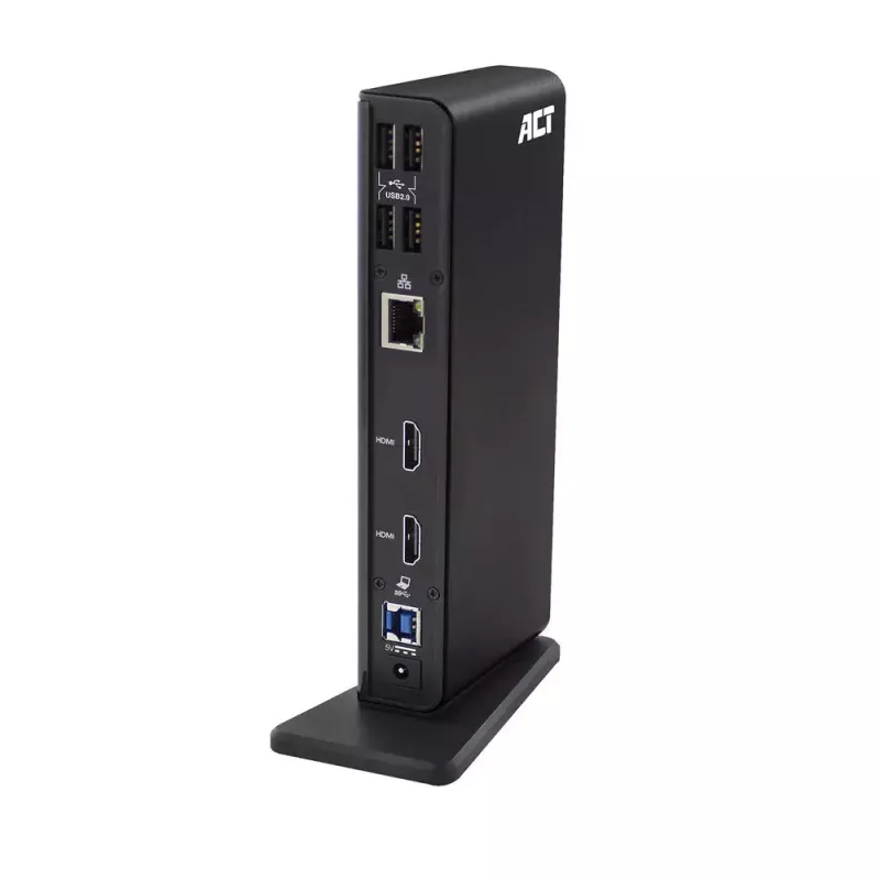Docking station universale ACT USB-C o USB-A, per 2 monitor HDMI, DisplayLink