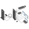 Docking station universale ACT USB-C o USB-A, per 2 monitor HDMI, DisplayLink