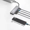 Hub ACT AC7072 USB 3.2 Gen 1 Type-C 5000 Mbit/s nero grigio