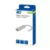 Hub ACT AC7072 USB 3.2 Gen 1 Type-C 5000 Mbit/s nero grigio
