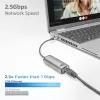 Hub USB ACT AC7081 Type-C 2500 Mbit/s alluminio
