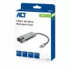 Docking station ACT USB-C 4K per 1 monitor HDMI, Ethernet, USB-A, pass-through PD