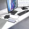 Docking station universale ACT USB-C 4K, per 2 monitor HDMI/DisplayPort, DisplayLink, design compatto
