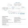Docking station universale ACT USB-C 4K, per 2 monitor HDMI/DisplayPort, DisplayLink, design compatto