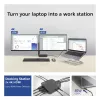 Docking station universale ACT USB-C 4K, per 2 monitor HDMI/DisplayPort, DisplayLink, design compatto
