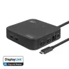 Docking station universale ACT USB-C 4K, per 2 monitor HDMI/DisplayPort, DisplayLink, design compatto
