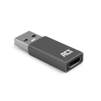 Adattatore USB-A a USB-C ACT AC7375 grigio