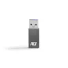 Adattatore USB-A a USB-C ACT AC7375 grigio