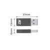 Adattatore USB-A a USB-C ACT AC7375 grigio