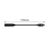 Cavo audio ACT AC7380 0,11 m connettore femmina 3,5 mm connettore maschio USB Type-C nero