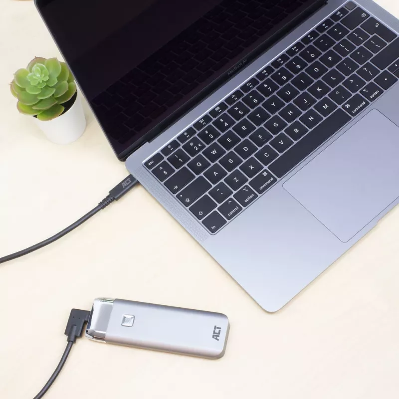 Cavo ACT USB 3.0 angolare USB-C 2 metri 5 Gbit/s nero