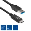Cavo ACT USB 3.0 USB-A a USB-C 1 metro 5 Gbit/s nero