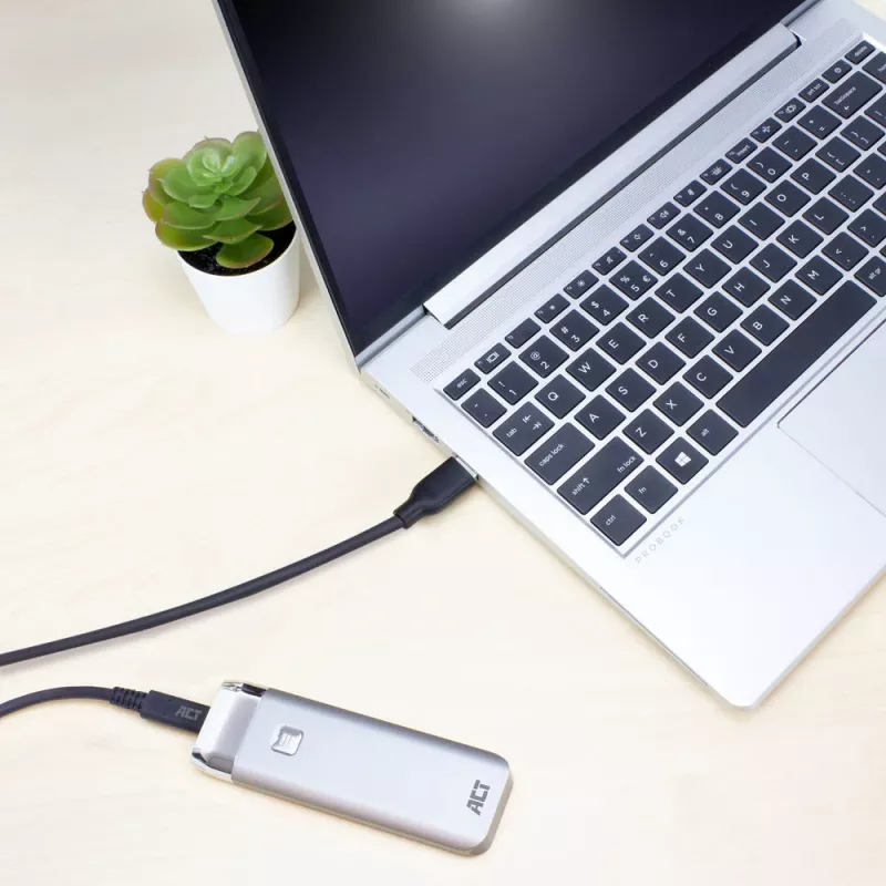 Cavo ACT USB 3.0 USB-A a USB-C 1 metro 5 Gbit/s nero