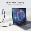 Cavo ACT USB4® 40Gbps 240W USB Type-C®, certificato USB-IF, 0,8 metri