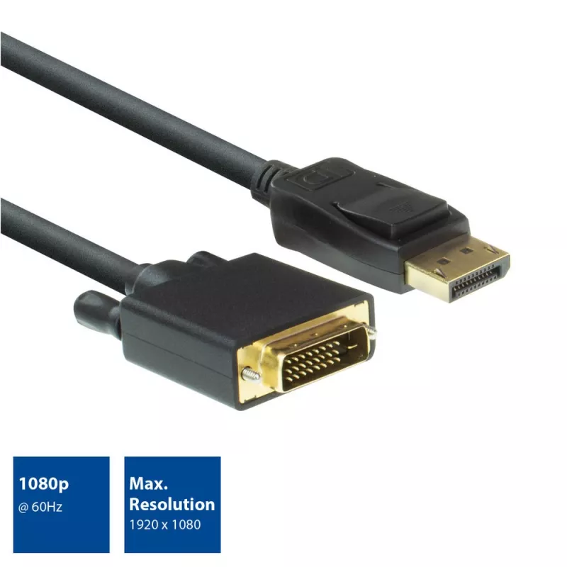 Cavo adattatore DisplayPort a DVI ACT AC7505 1,8 m