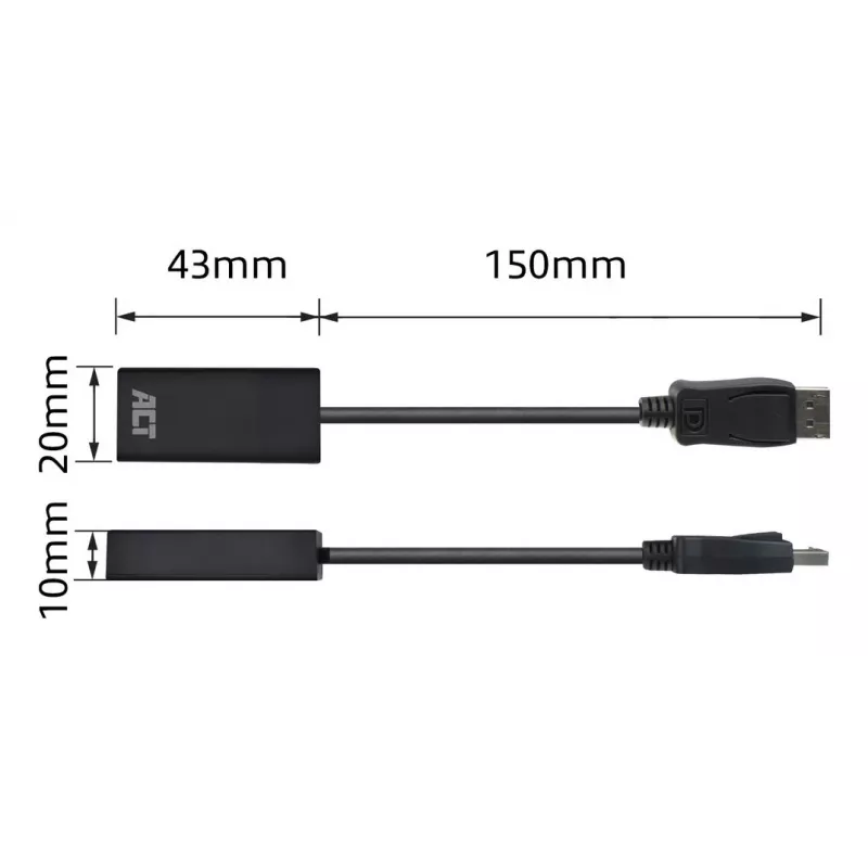 Adattatore DisplayPort a HDMI ACT AC7555