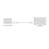 Adattatore connettore maschio DVI-D a connettore femmina HDMI-A ACT AC7565