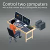 Switch KVM ACT 2 porte Dual HDMI 4K@60Hz, USB 3.2 Gen1 (USB 3.0)
