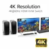 Switch KVM ACT 2 porte Dual HDMI 4K@60Hz, USB 3.2 Gen1 (USB 3.0)
