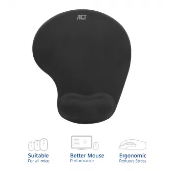 Tappetino per mouse ACT Ergonomic AC8010 con poggiapolsi
