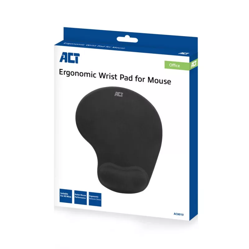 Tappetino per mouse ACT Ergonomic AC8010 con poggiapolsi