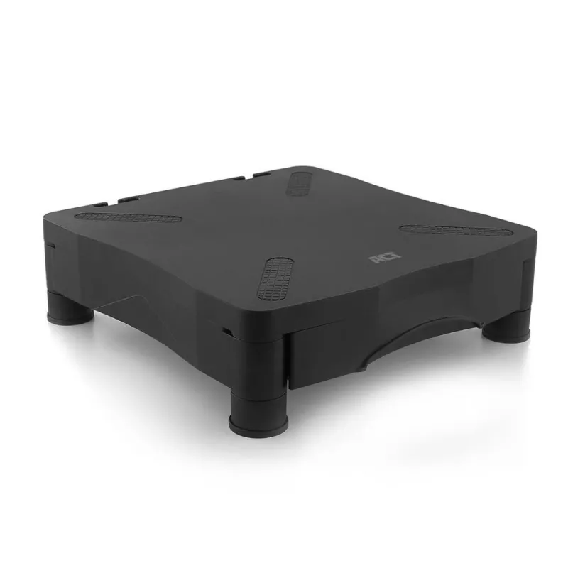 Supporto per monitor ACT AC8200 regolabile in altezza un cassetto nero