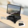 Supporto per monitor ACT AC8200 regolabile in altezza un cassetto nero