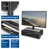 Supporto per monitor ACT extra largo AC8215 regolabile in altezza due cassetti