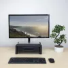 Supporto per monitor ACT extra largo AC8215 regolabile in altezza due cassetti