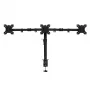 Braccio per triplo monitor ACT morsetto/passaggio 30 kg 13-27 pollici