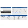 ACT AC8303 supporto da scrivania per tre monitor, fino a 27 pollici, a morsetto / passante, nero