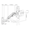 Supporto a parete per monitor ACT con molla a gas, 1 schermo, peso max. 7 kg