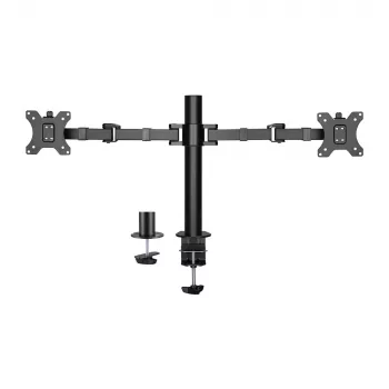 Braccio per doppio monitor ACT Office Solid Pro – fissaggio a morsetto/passante – 12 kg – 10-32 pollici