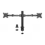 Braccio per doppio monitor ACT Office Solid Pro – fissaggio a morsetto/passante – 12 kg – 10-32 pollici